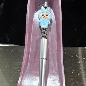 Fashion Labubu - Pretty Pens by PenGwensPosh w/Black Ink-Custom Beaded